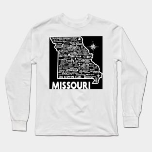 Missouri Map Long Sleeve T-Shirt